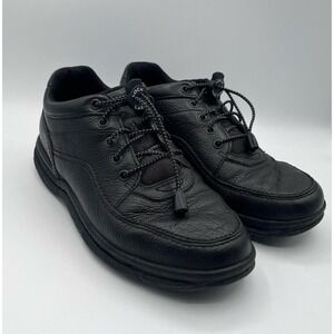 Rockport Men's Walking Shoes Black Leather K71185 Size 9 Comfort‎ Casual